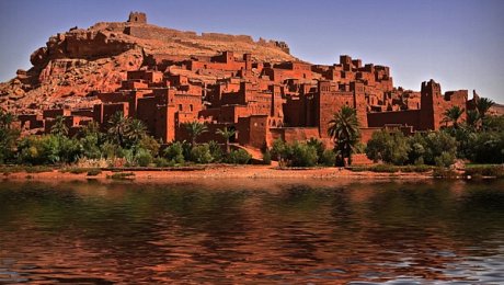 Morocco-adventure-holidays-ait behaddou-kasbah-river