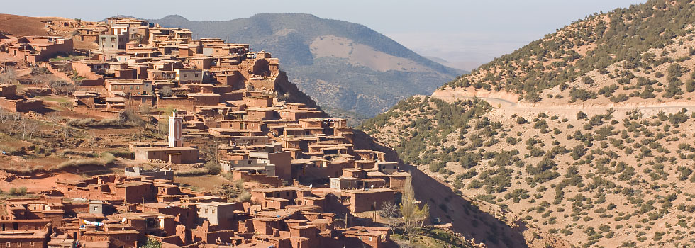 Berber village, High Atlas Mountains