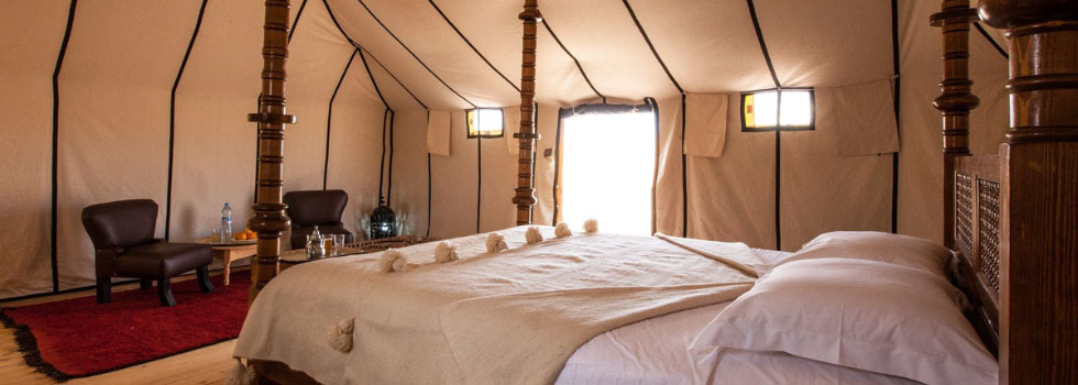 Luxury desert camp in Erg Chebbi