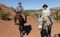 Mule trek in High Atlas Mountains, Morocco