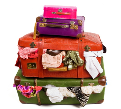 Over-packed Suitcases - Packing List