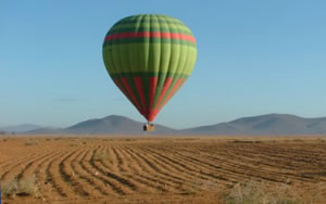 Hot-air ballooning near Marrakech