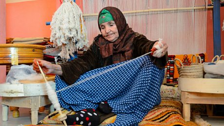 Cultural-tours-Morocco-carpets-Tazenakht