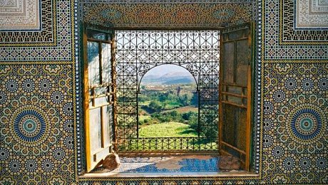 Morocco-tours-Telouet-kasbah-mosaic
